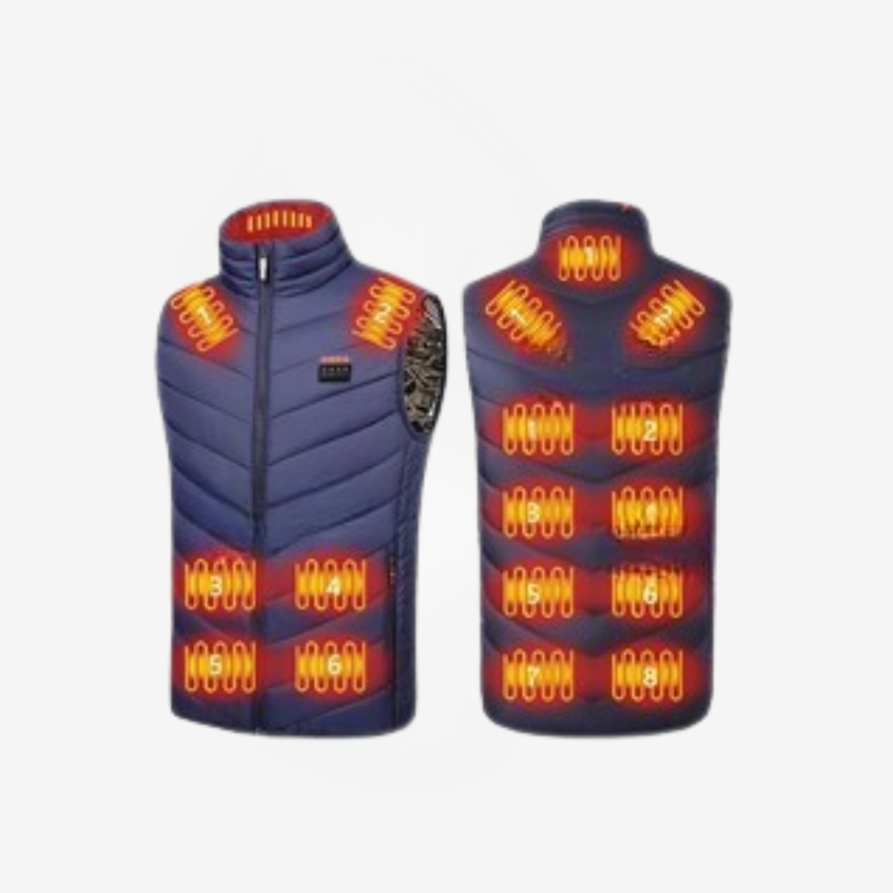 Veste Chauffante Électrique USB  - Gilet Thermique Unisexe