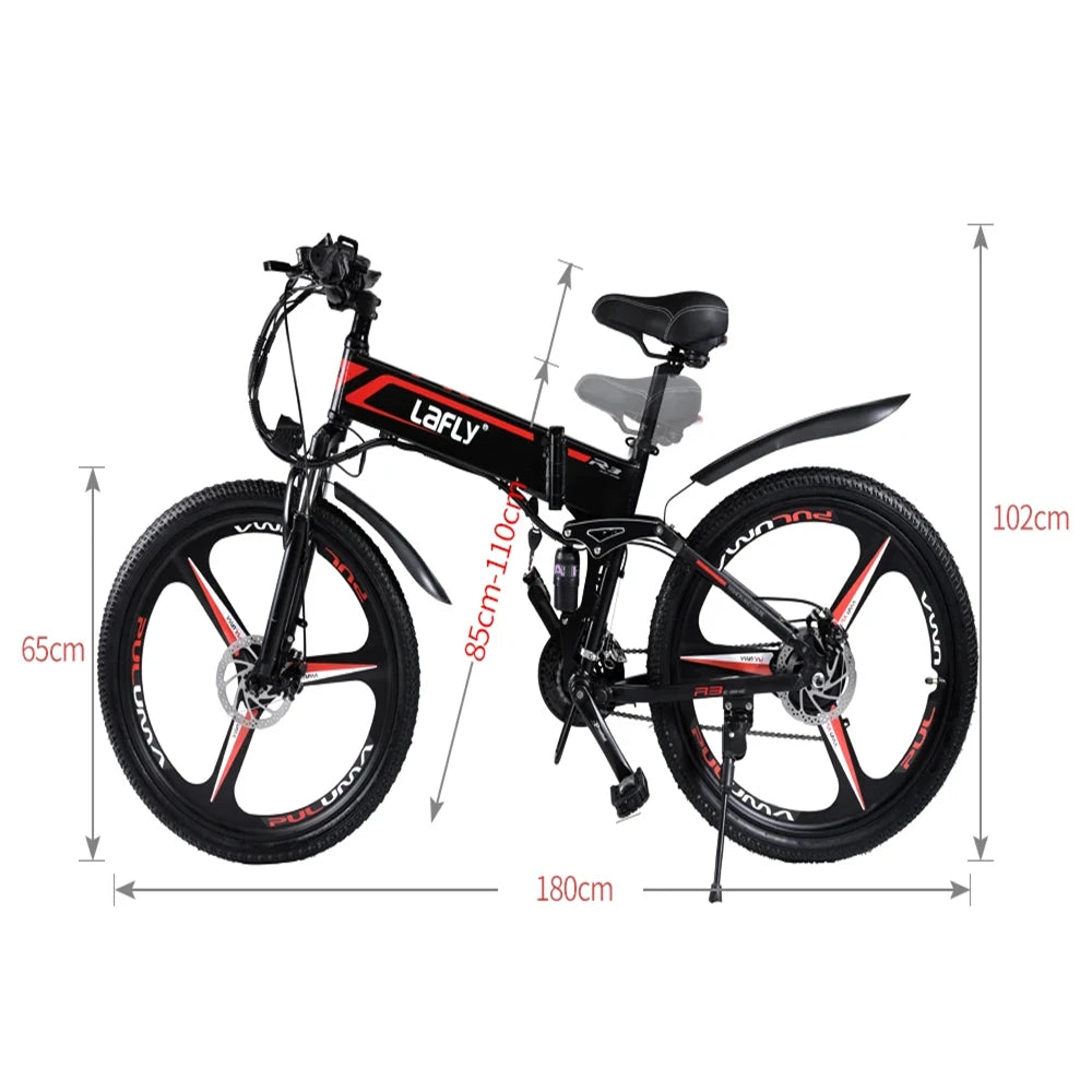 Vélo Électrique pliable 1000W - Batterie Lithium 48V et assistance électrique