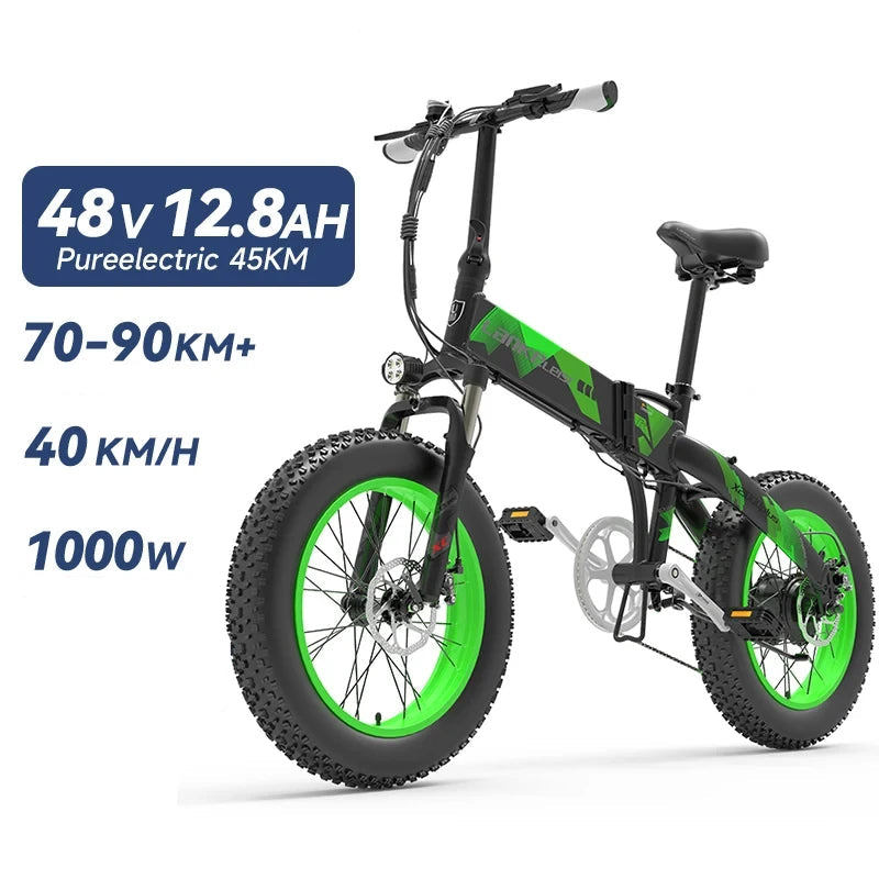 Vélo Électrique avec Moteur 1000W et batterie amovible 48V 12.8Ah