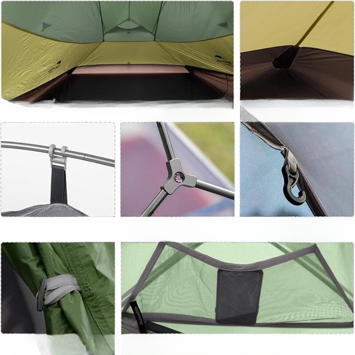 Tente de Camping 3 Places -  Ultraléger Imperméable pour Randonnée