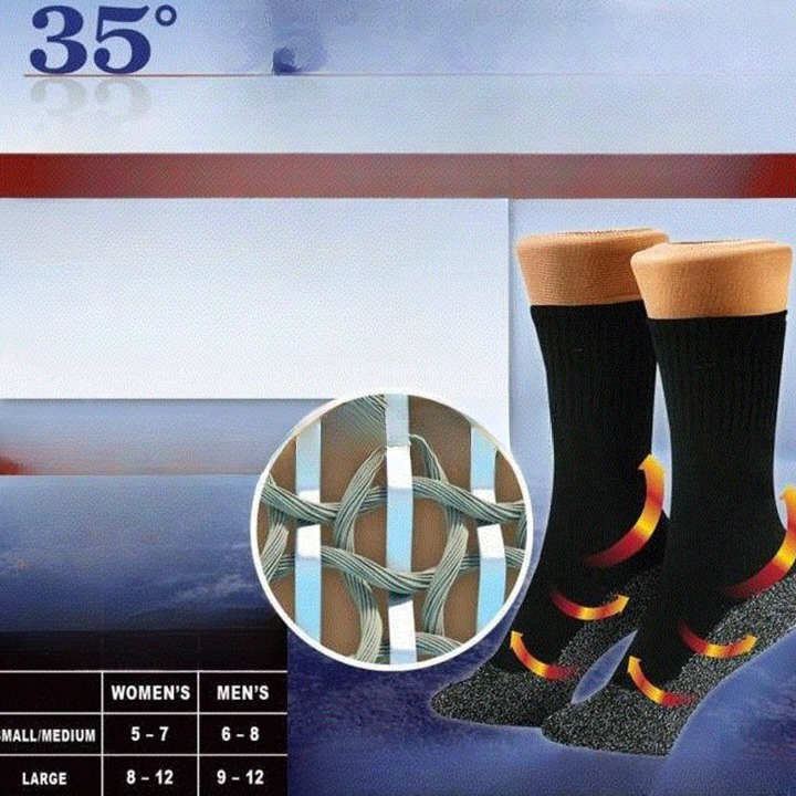 Chaussettes Auto-Chauffantes d'Hiver : confort et chaleur