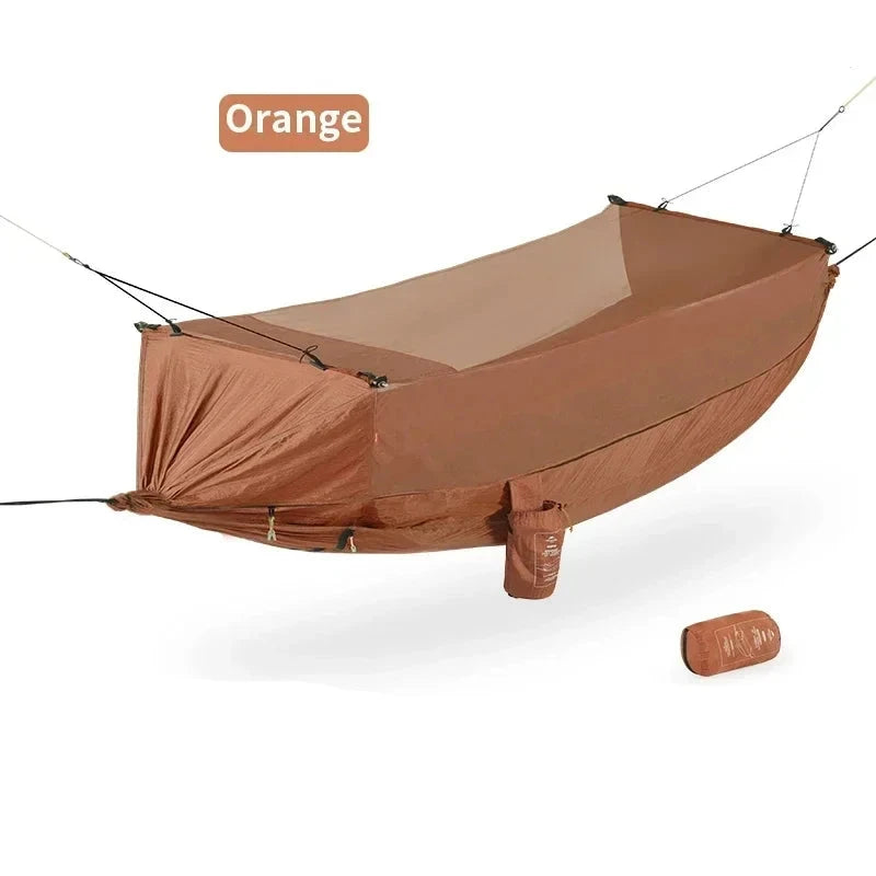 Hamac de Camping Ultraléger avec Moustiquaire pour 1 Personne