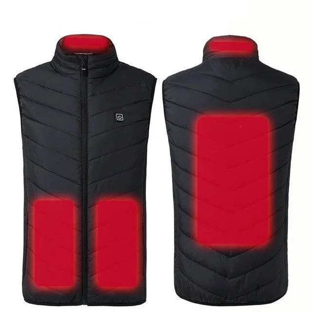 Veste Chauffante Électrique USB  - Gilet Thermique Unisexe