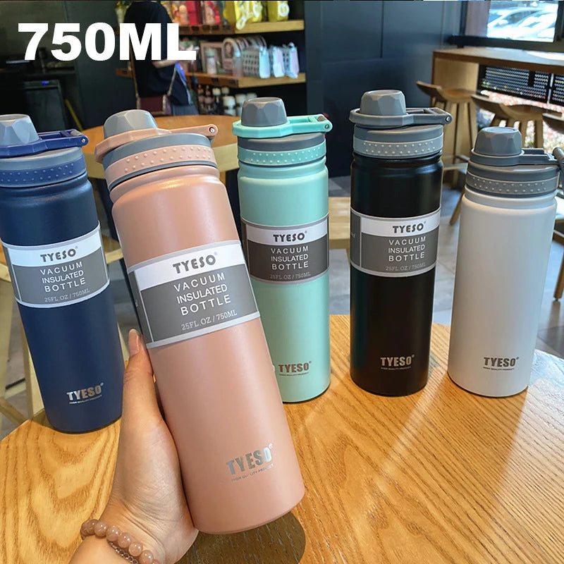 Bouteille thermos 750ML  en acier inoxydable