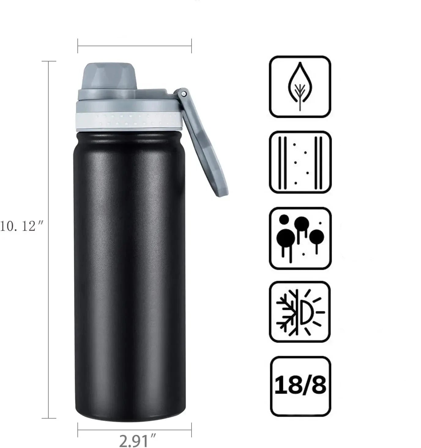 Bouteille thermos 750ML  en acier inoxydable